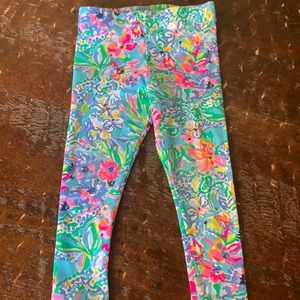 Lily Pulitzer leggings washed once almost brand new